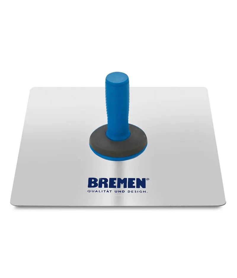 PLATO PARA MASILLA con PAD de APOYO 13 x 13 [Aluminio] BREMEN®