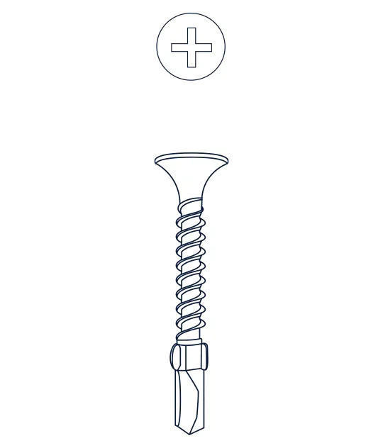 T2 TORNILLO ALETADO 8 X 32 (8 X 1 1/4") TOOLISTER
