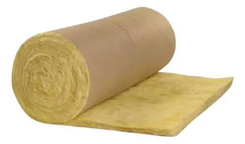 LANA DE VIDRIO GLASSWOOL PKP PAPEL KRAFT 50 1,2X16,7MTS (20M2) CON SOLAPA 