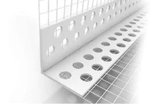 CANTONERA PVC CON MALLA DE F. VIDRIO 2,5MTS