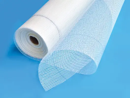 MALLA DE FIBRA DE VIDRIO 90 GRS. 100 CM X 25 MTS. CUADRICULA 5X5 - FIBRASEC